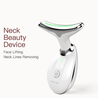 💥Latest Hot Sale💥3 in 1 Neck and Face Beauty Device EMS Facial Neck Lifting 3 Colors Light Skincare Skin Tighten Reduce Double Chin Skin Care Tools