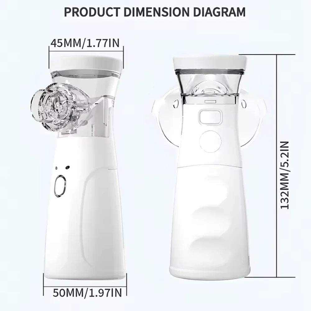 Mesh Portable Nebulizer Machine & Mask for Kids and Adults Mini Inhaler Nebulizer
