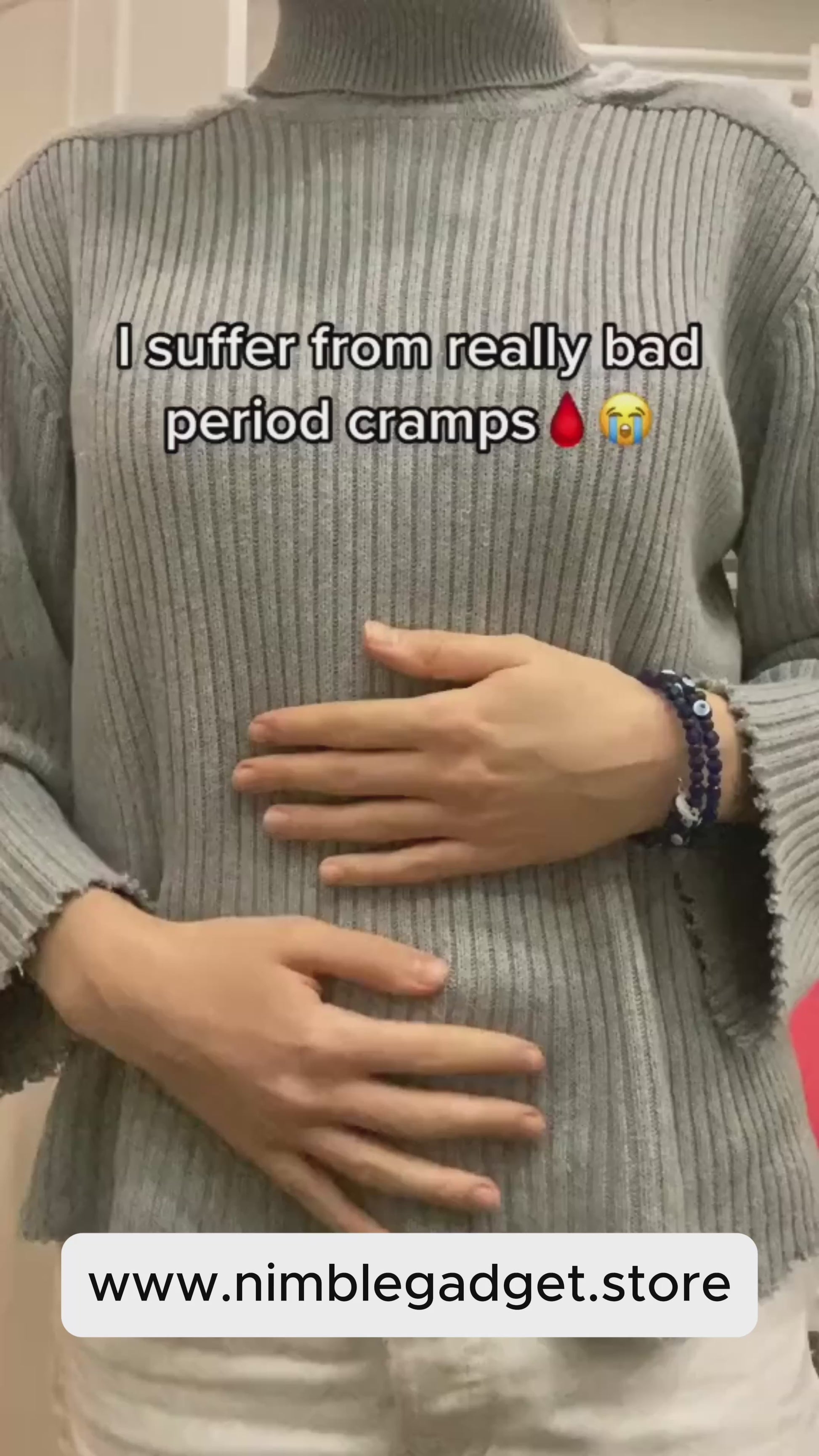 Cramp Relief Belt heat therapy for period pain
